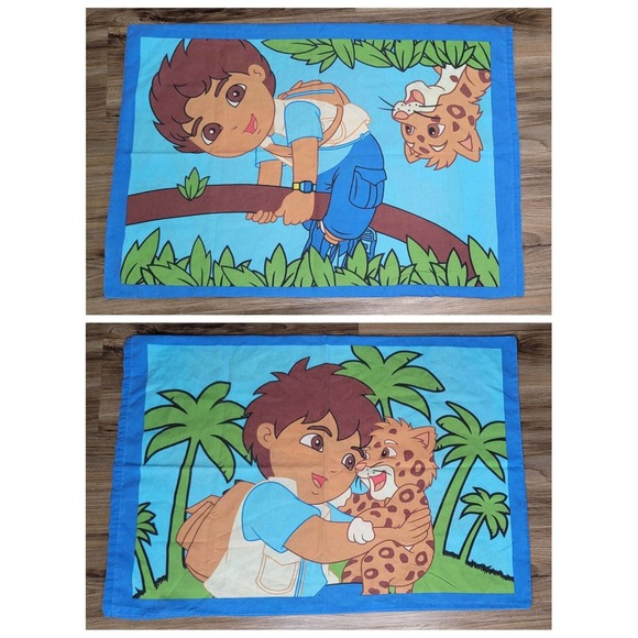 2007 Viacom Go Diego Go! Double-sided Pillowcase - Picture 1 of 4
